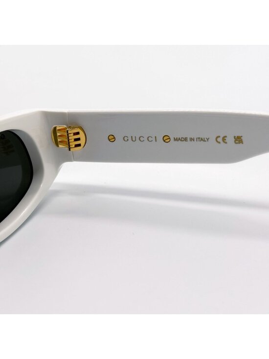 NEW GUCCI SUNGLASSES GG1771S 002 SQUARE WHITE WOMEN EYEWEAR GUCCI